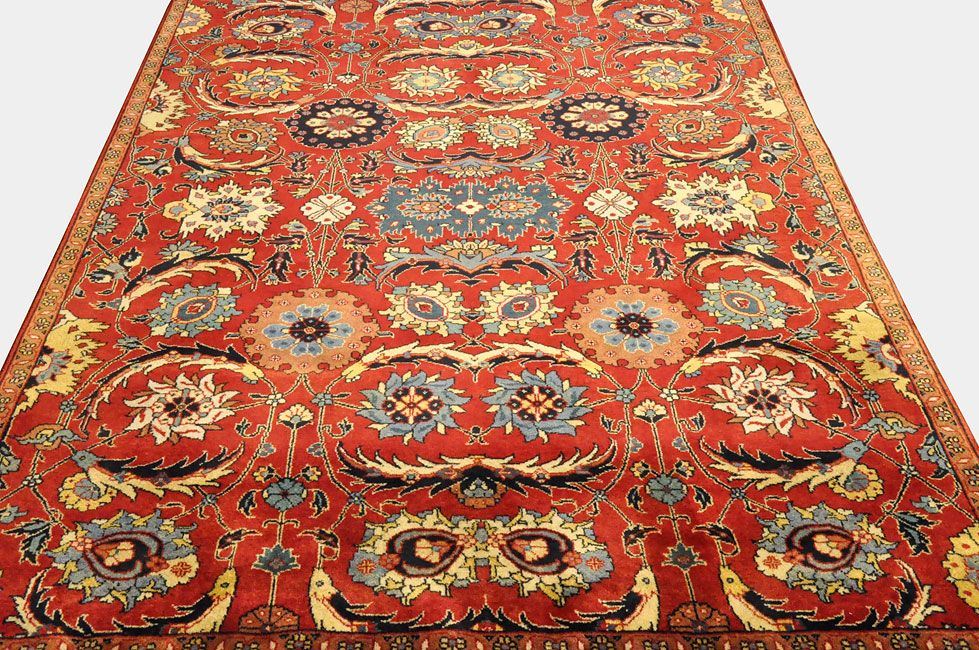 Шерстяной ковер ручной вязки SULTANABAD, размер 184x124cm изображение