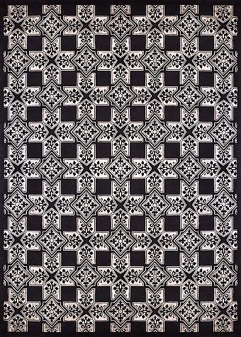 Современный Индийский ковер Palace №3563 429x301cm из шерсти и бамб. шелка в стиле неоклассика