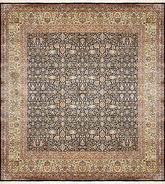 Шелковый Индийский ковер Afshan №1739 329x307cm