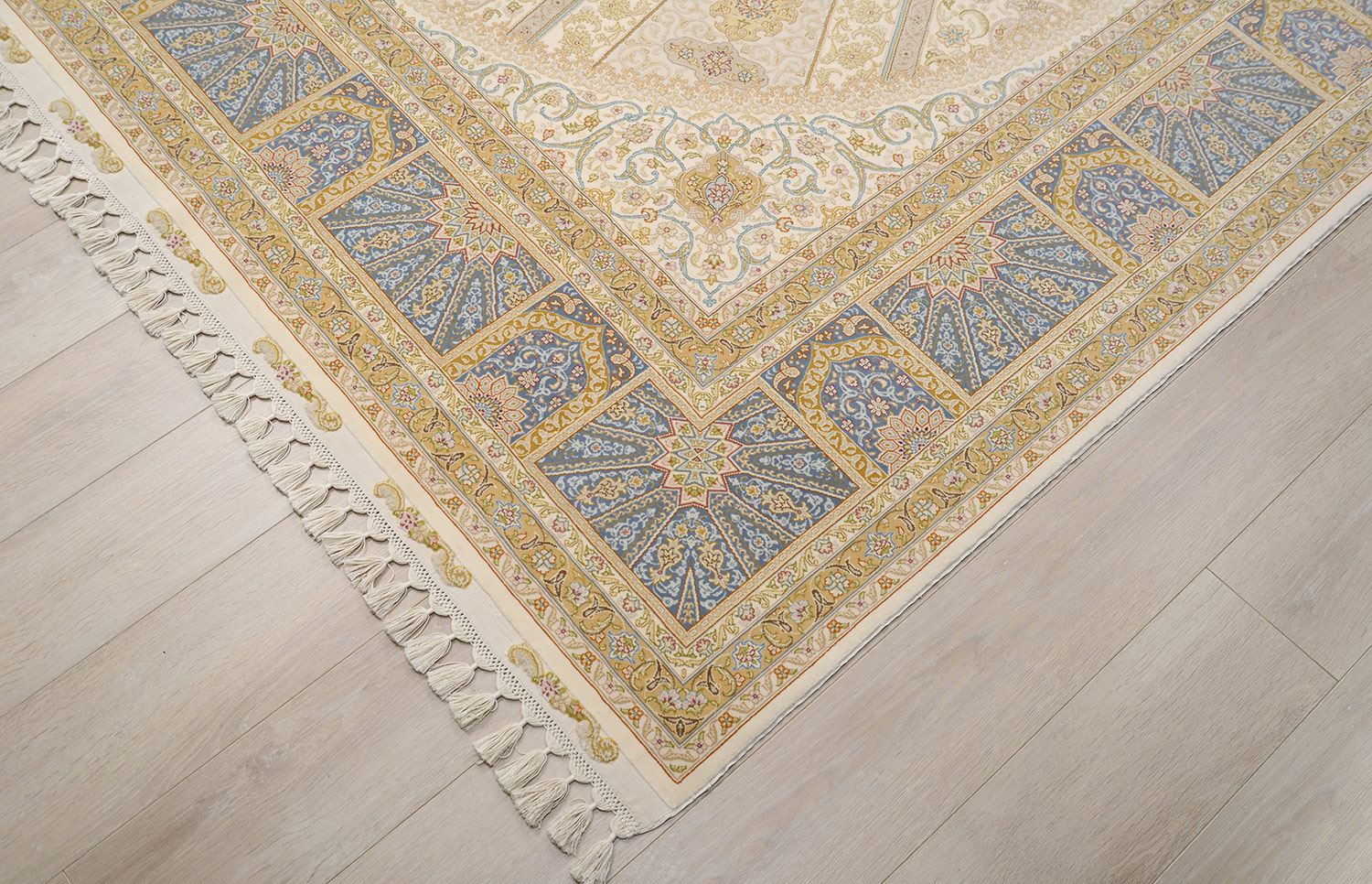 Ковер ручной вязки HEREKE из шелка и шерсти, размер 300x200cm изображение