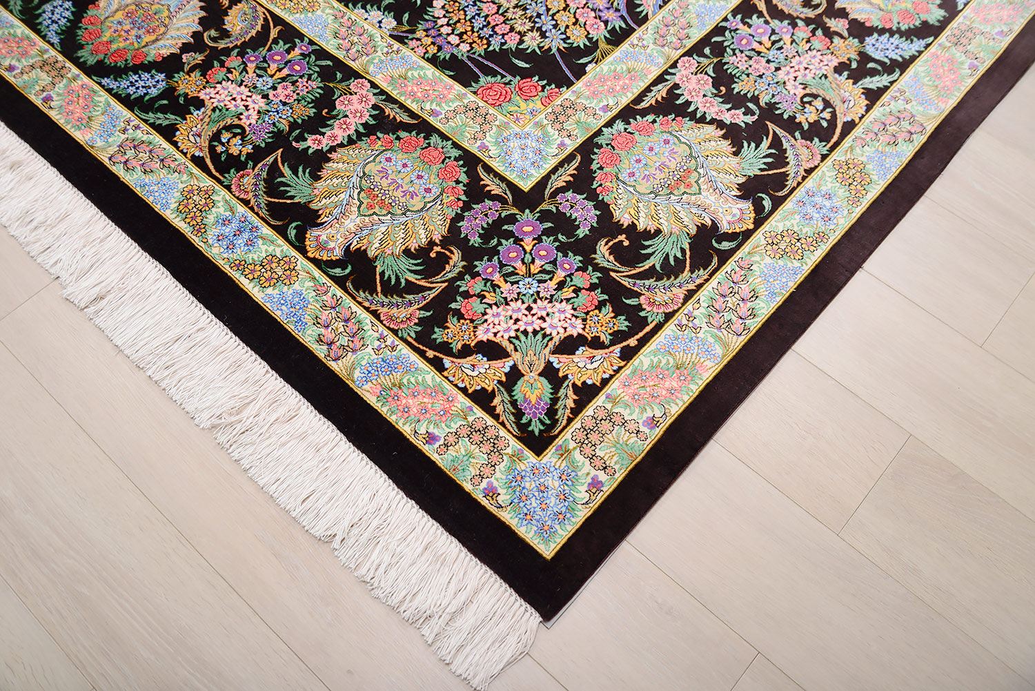 Шелковый ковер ручной вязки QOM, размер 400x300cm изображение