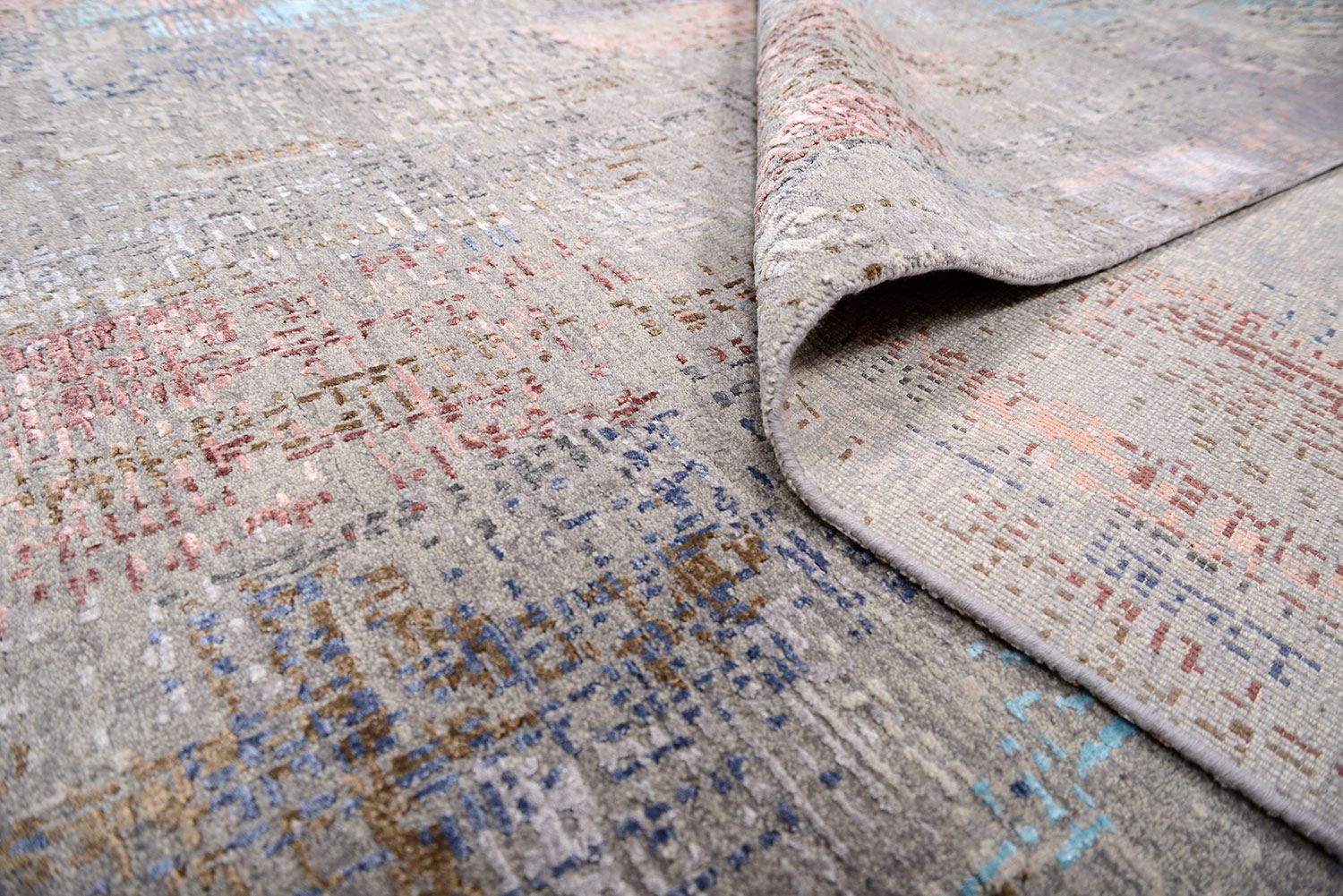 Ковер ручной вязки ALDO из шелка и шерсти, размер 437x302cm изображение