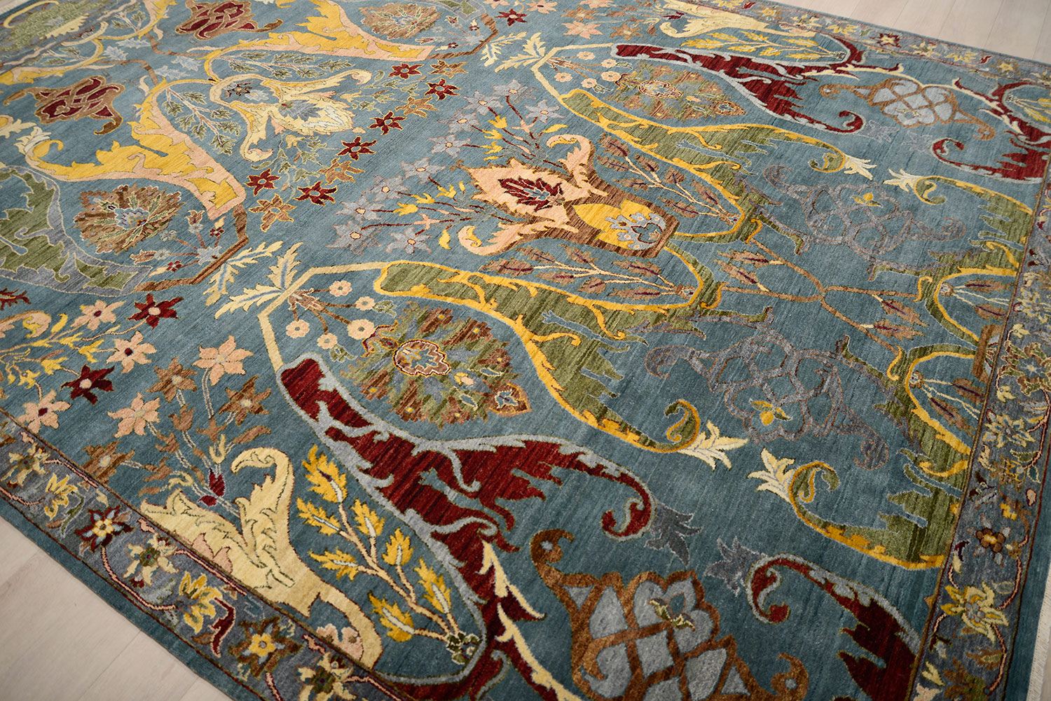 Шерстяной ковер ручной вязки BIDJAR, размер 383x278cm изображение
