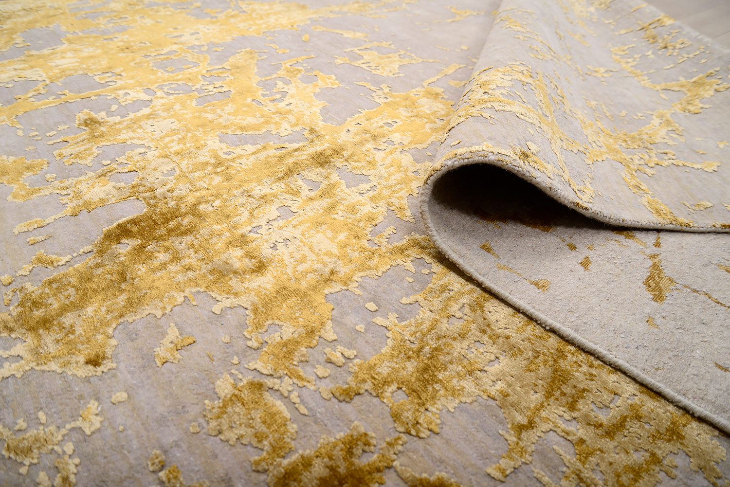 Ручной ковер FRESCO GOLD №3653 красивое фото