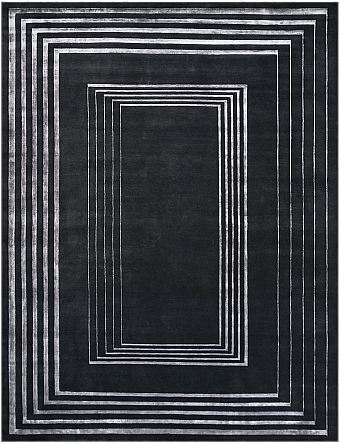Индийский Grado ковер №3422 367x271cm из шелка и шерсти