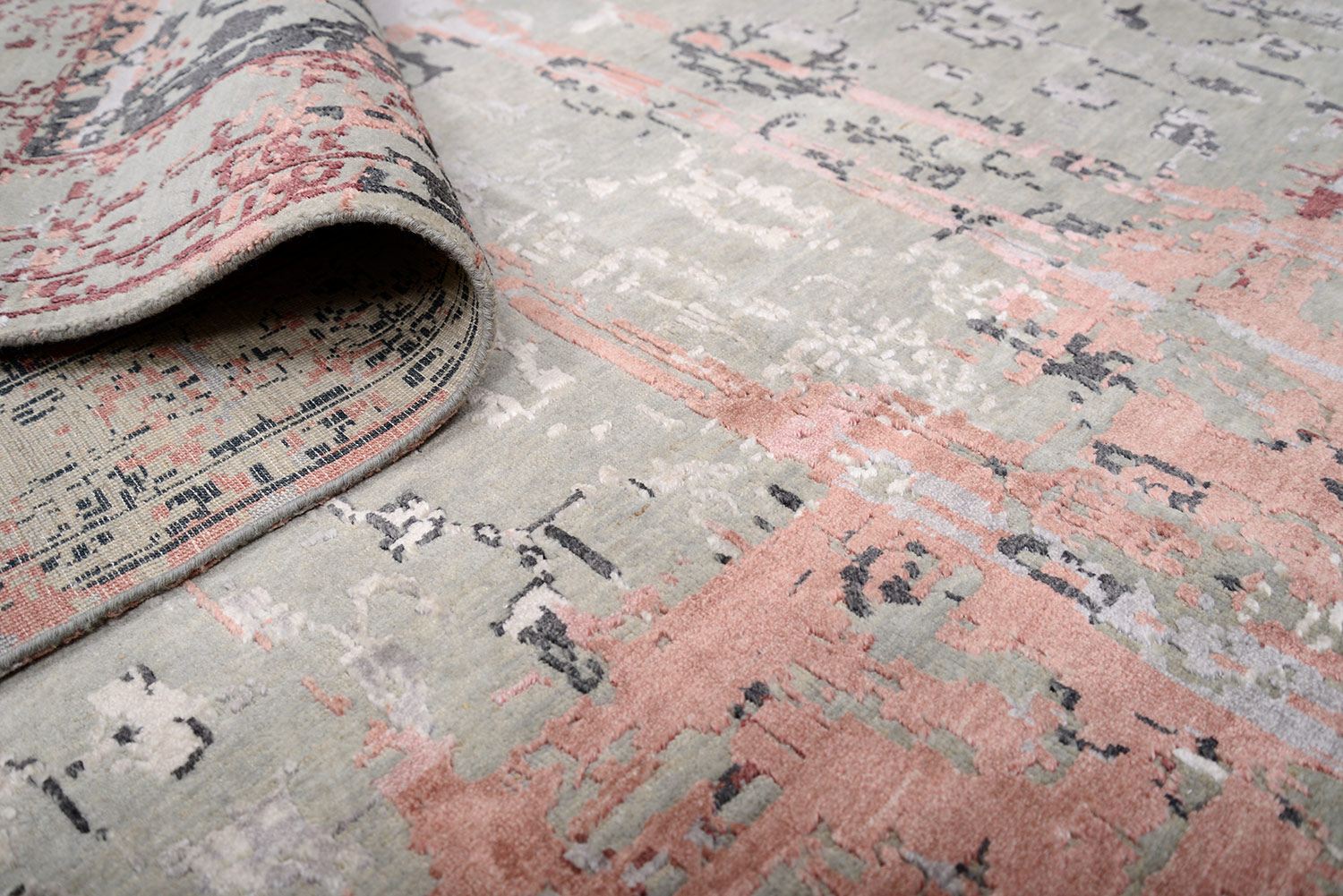 Ковер ручной вязки SHABBY CLASSIC из шелка и шерсти, размер 244x165cm изображение
