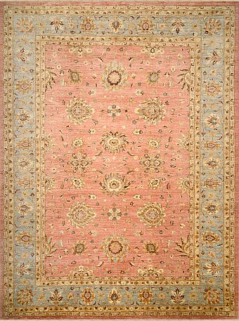 Шерстяной Пакистанский ковер Ushak №1295 405x297cm