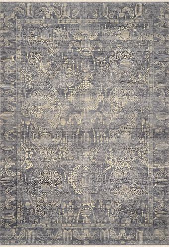 Современный Индийский ковер Morjim №1163 267x183cm из шерсти в стиле неоклассика