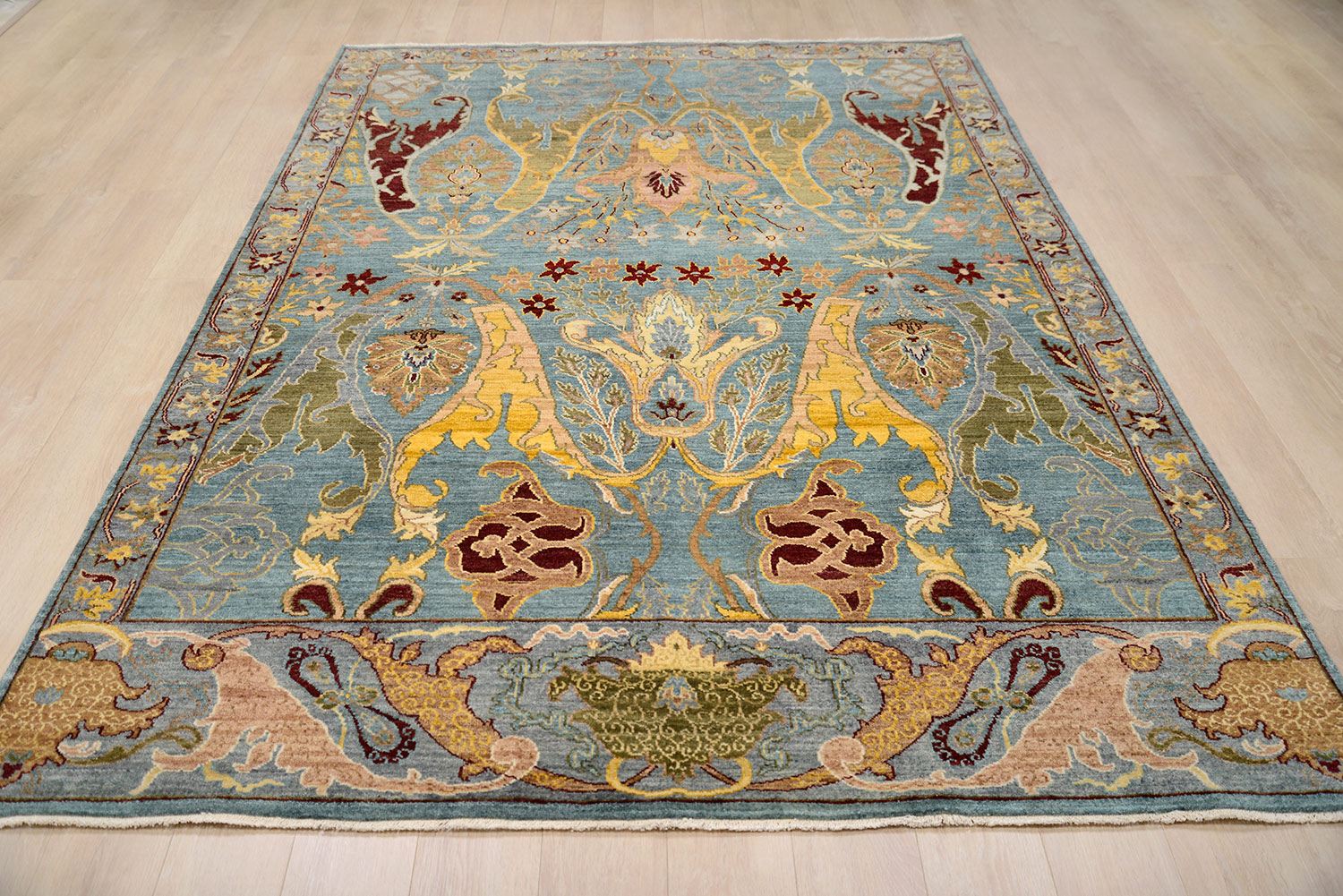Шерстяной ковер ручной вязки BIDJAR, размер 275x183cm изображение