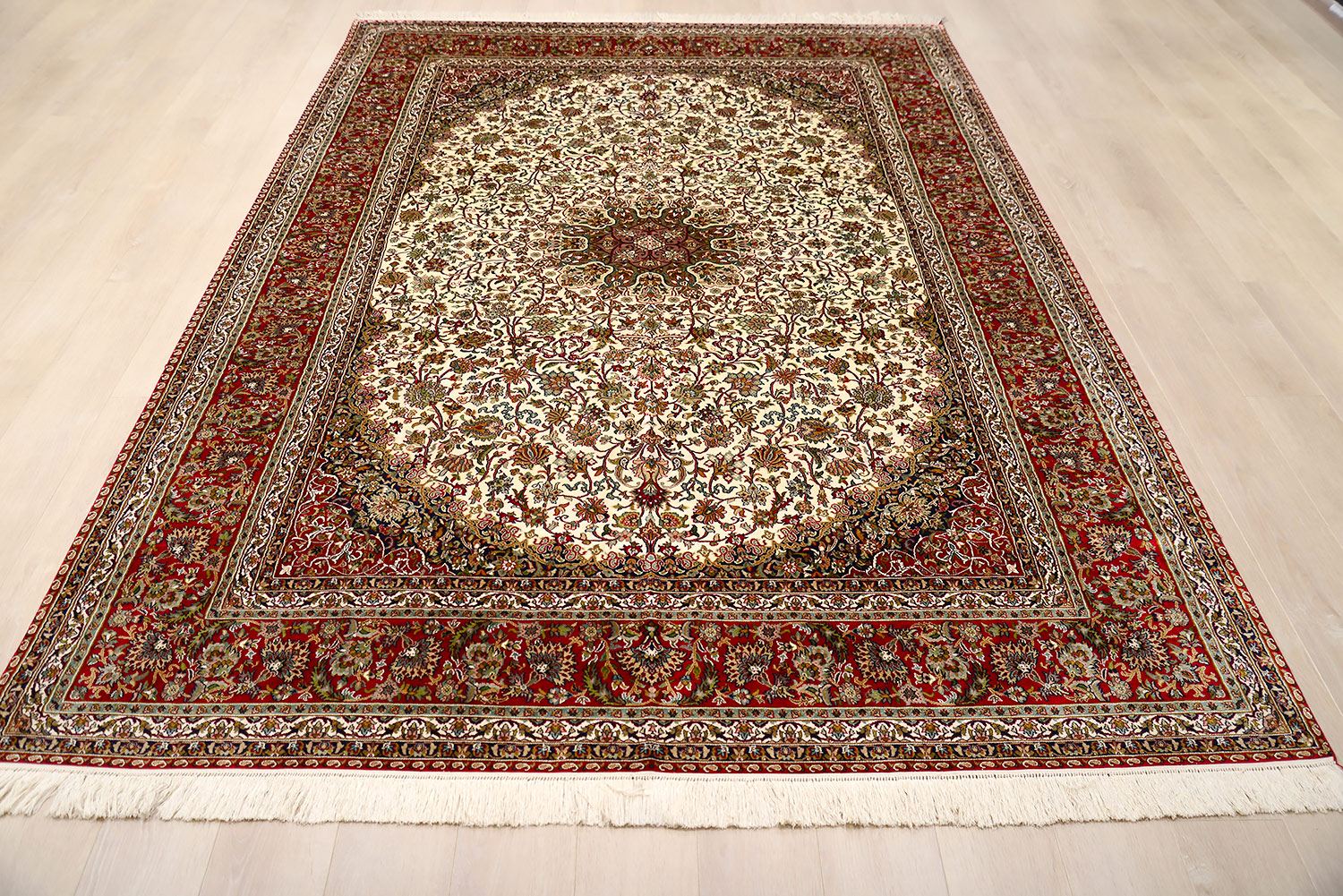 Шелковый ковер ручной вязки KASHMIR, размер 285x185cm изображение