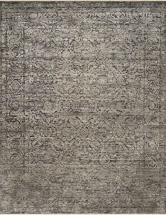 Современный Индийский ковер Shabby Classic №2208 304x239cm из шерсти и бамб. шелка в стиле неоклассика