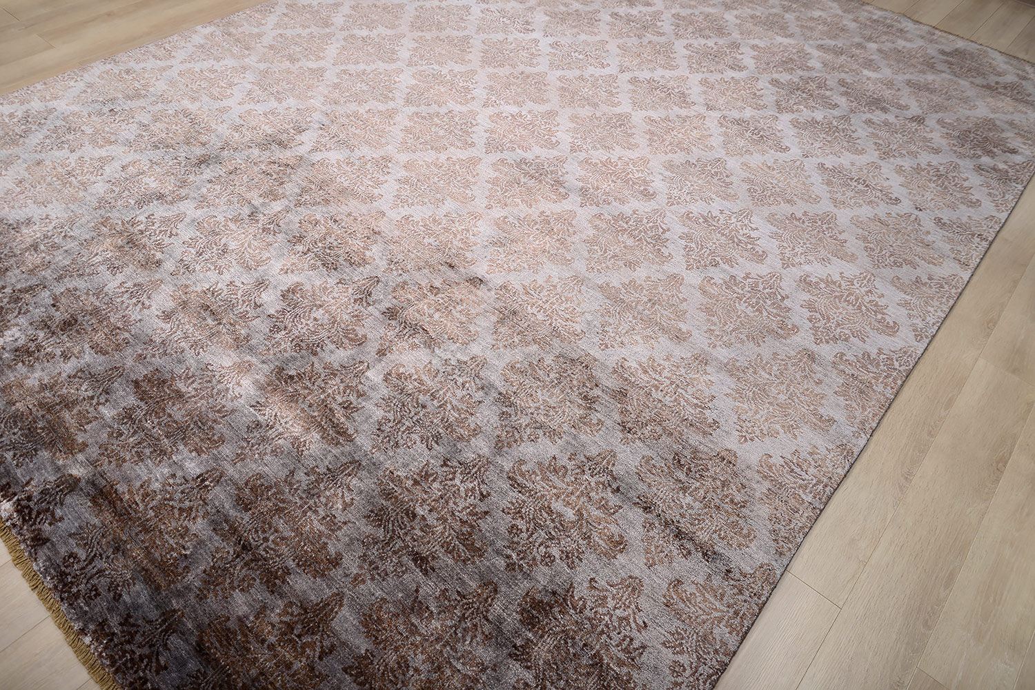 Фото шелковый Прямоугольный ковер DAMASK