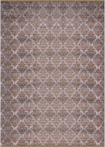 Современный Индийский ковер Damask №1638 373x274cm из бамбукового шелка в стиле неоклассика