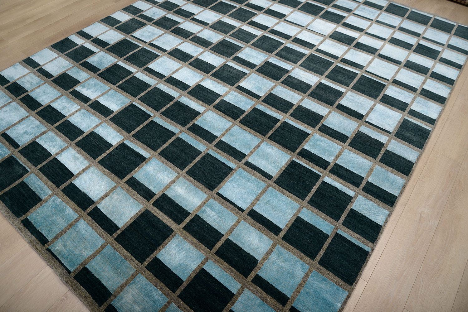Ковер ручной вязки BAUHAUS из шелка и шерсти, размер 310x241cm изображение