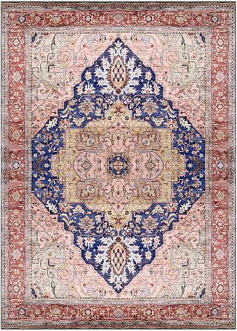 Шелковый Индийский ковер Serapi №3703 427x306cm