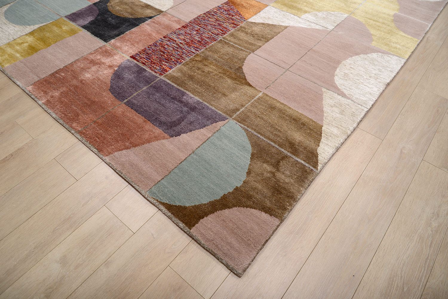 Ковер ручной вязки BAUHAUS из шелка и шерсти, размер 305x249cm изображение