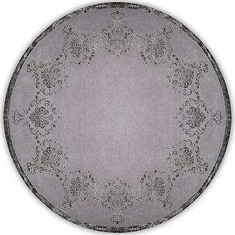 Индийский Damask Frame ковер №3720 304x304cm из шелка и шерсти