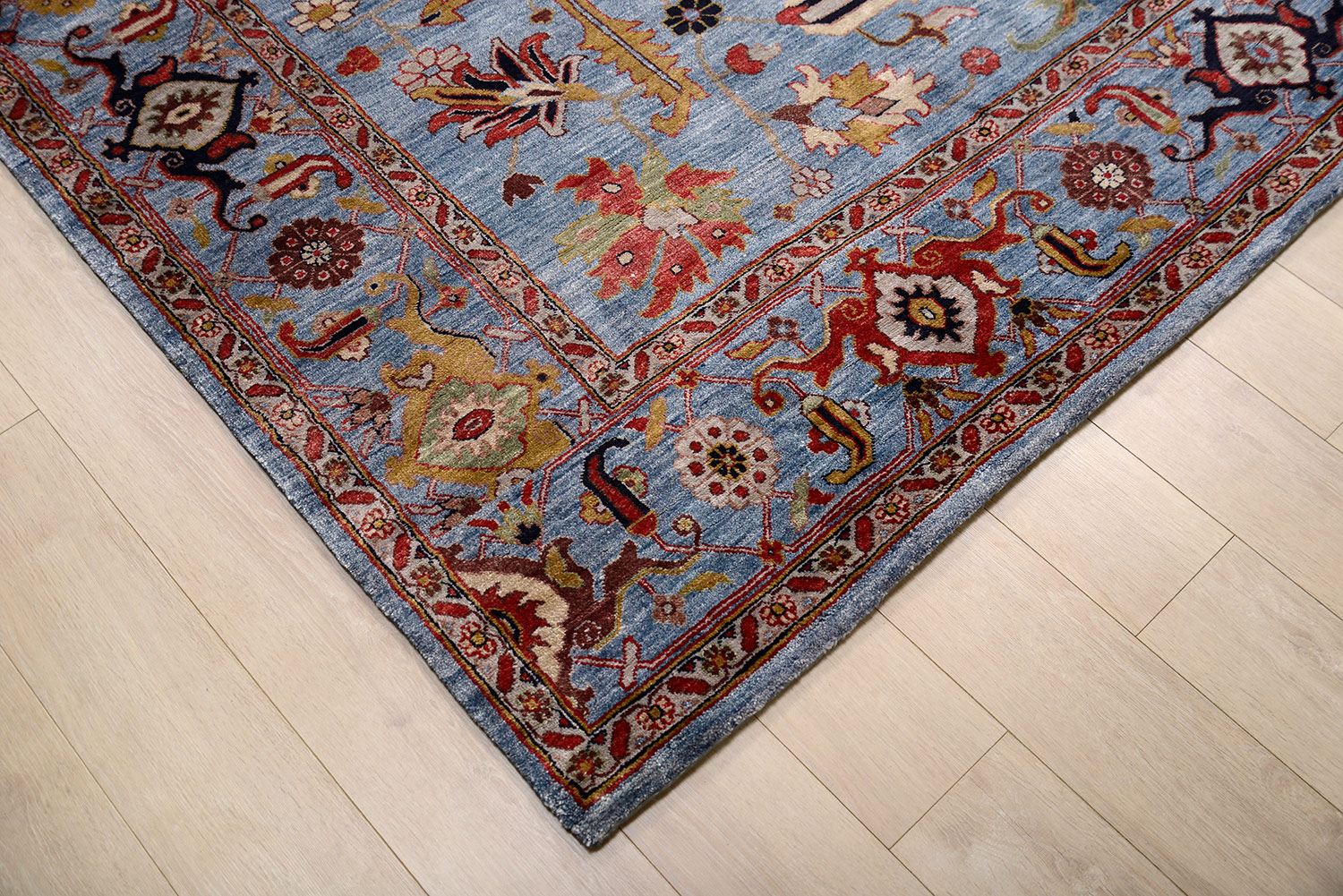 Шелковый ковер ручной вязки SULTANABAD, размер 306x239cm изображение
