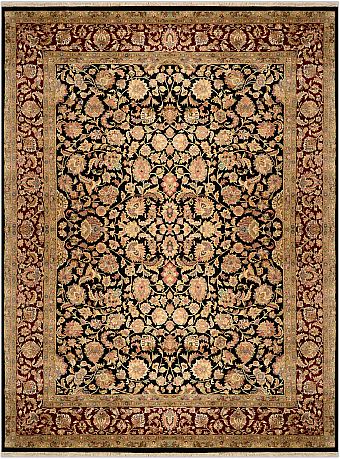Индийский Rajastan ковер №1858 302x237cm из шелка и шерсти