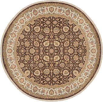 Индийский Rajastan ковер №1965 314x314cm из шелка и шерсти