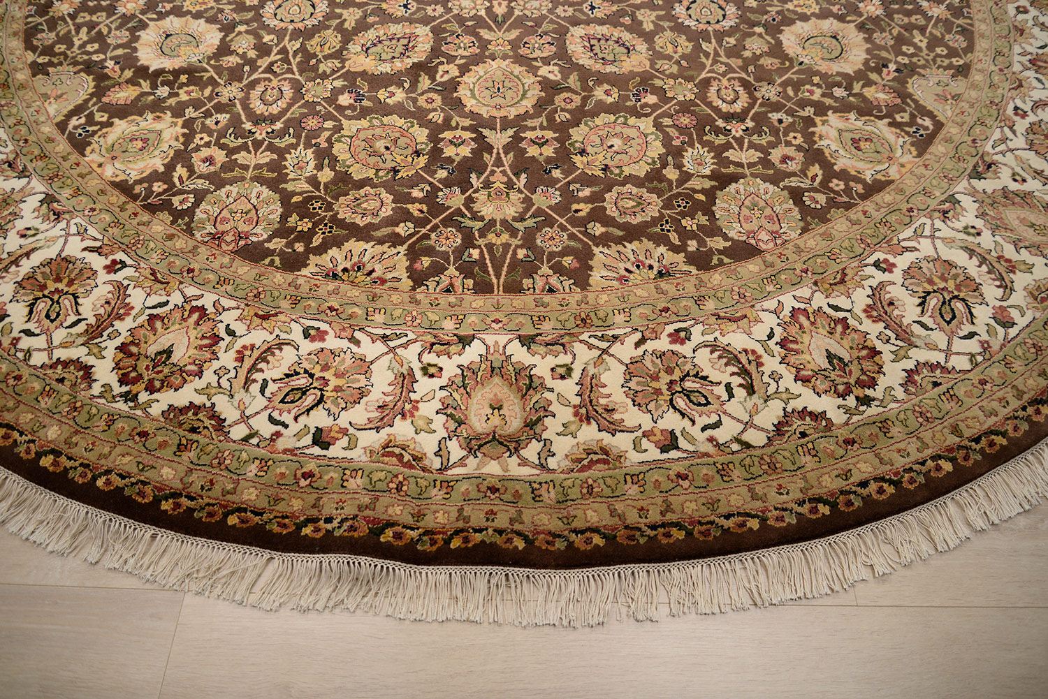 Ковер ручной вязки RAJASTAN из шелка и шерсти, размер 314x314cm изображение