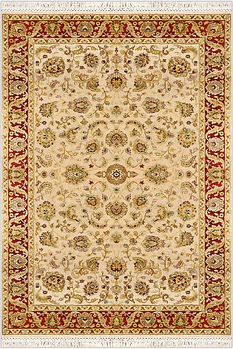 Индийский Rajastan ковер №1917 183x122cm из шелка и шерсти