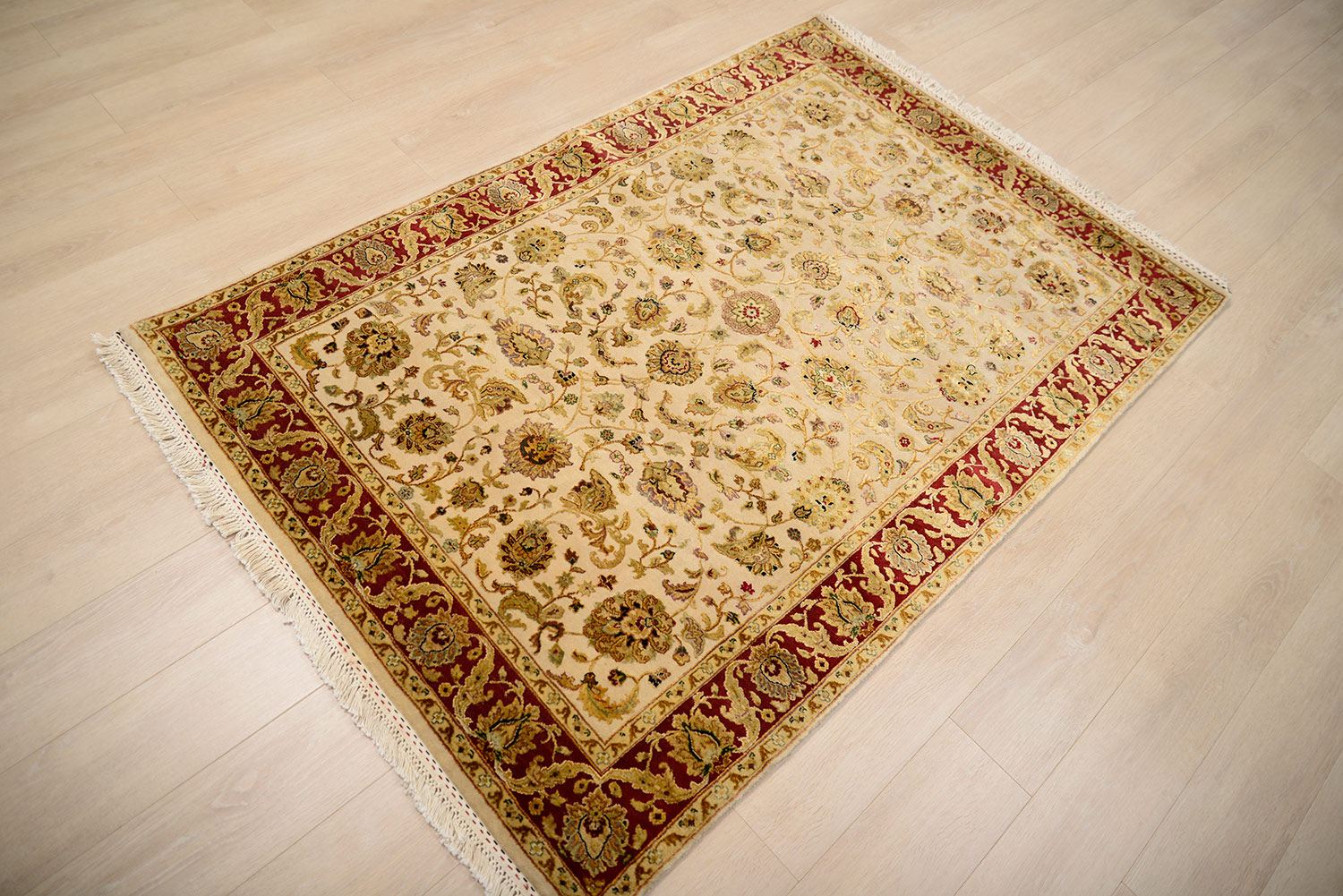 Ковер ручной вязки RAJASTAN из шелка и шерсти, размер 183x122cm изображение