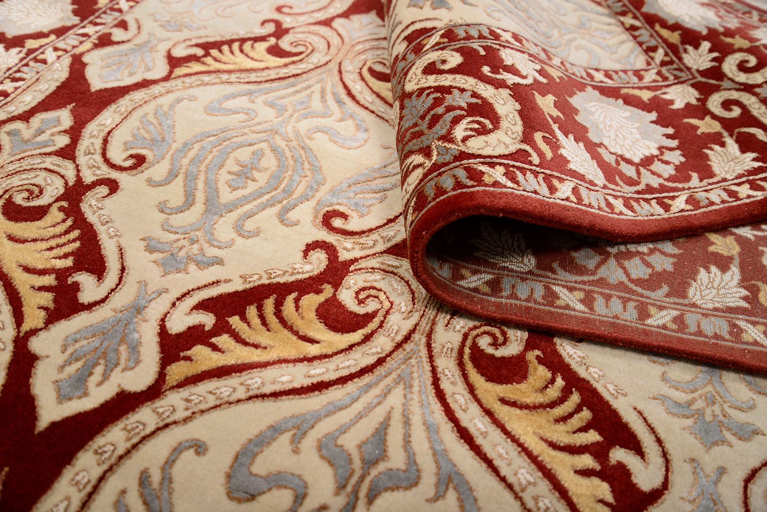 Ковер ручной вязки DAMASK из шелка и шерсти, размер 244x173cm изображение