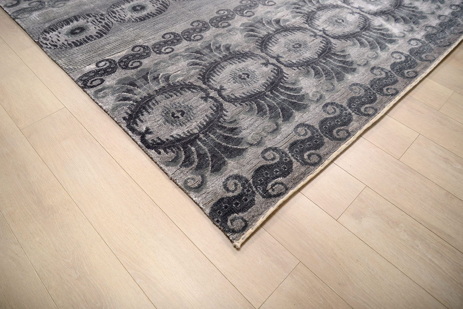 Ковер ручной вязки IKAT из шелка и шерсти, размер 300x241cm изображение