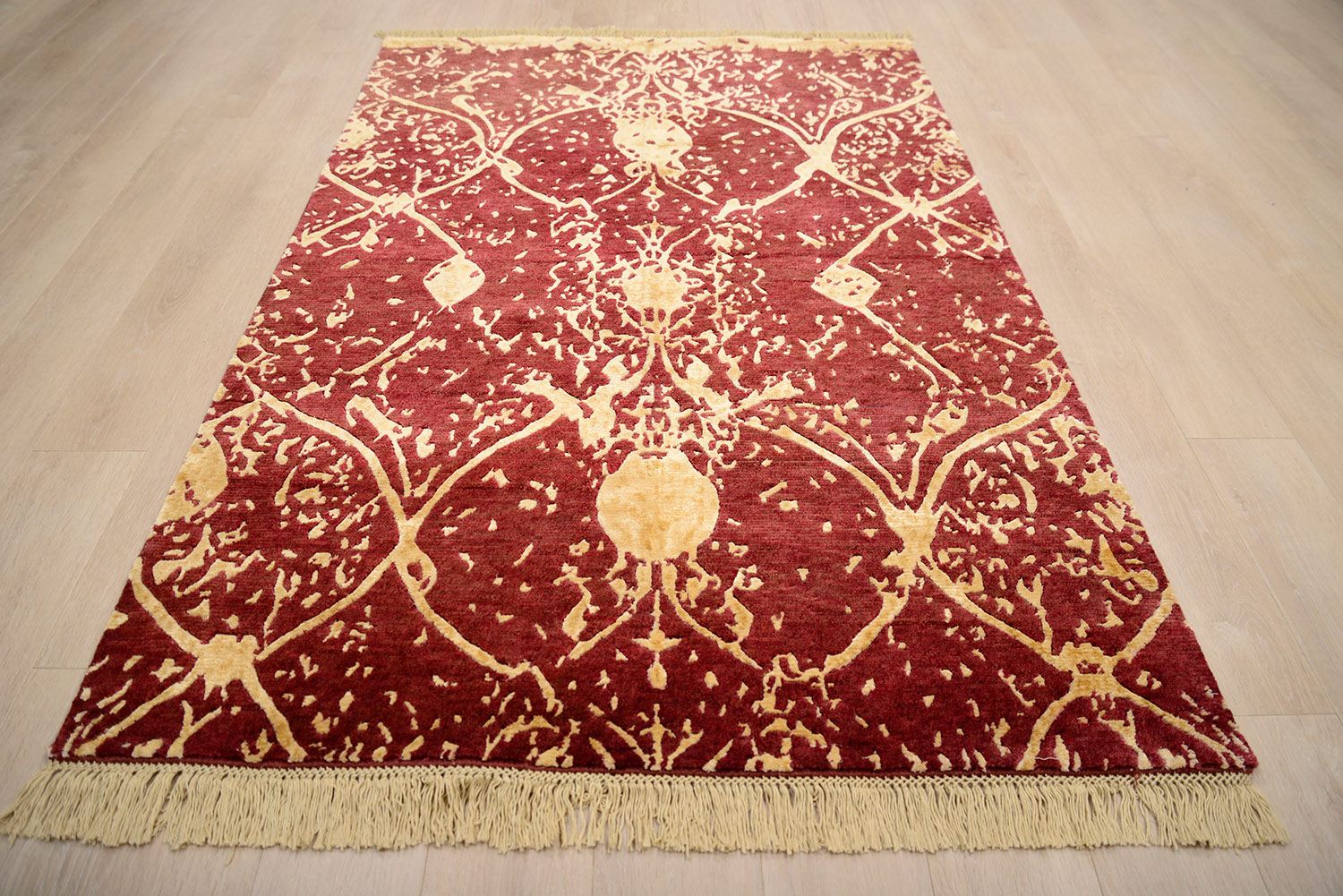 Ковер ручной вязки AMBOISE из шелка и шерсти, размер 180x120cm изображение