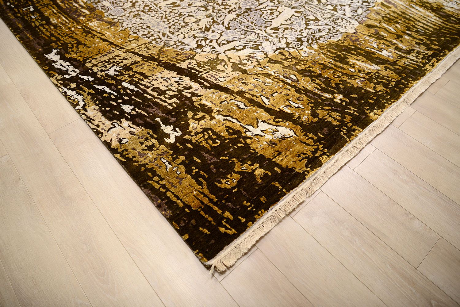 Ковер ручной вязки BENGAL из шелка и шерсти, размер 368x277cm изображение