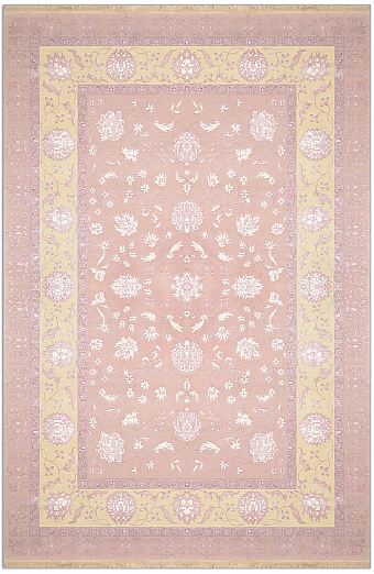 Современный Индийский ковер Tabrizi №2003 300x195cm из шерсти и шелка в стиле неоклассика