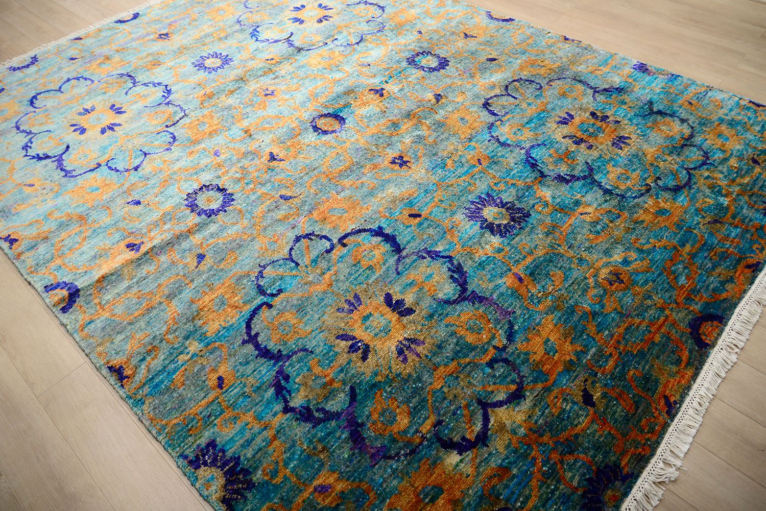 Ковер ручной вязки LOTOS из шелка и шерсти, размер 326x249cm изображение