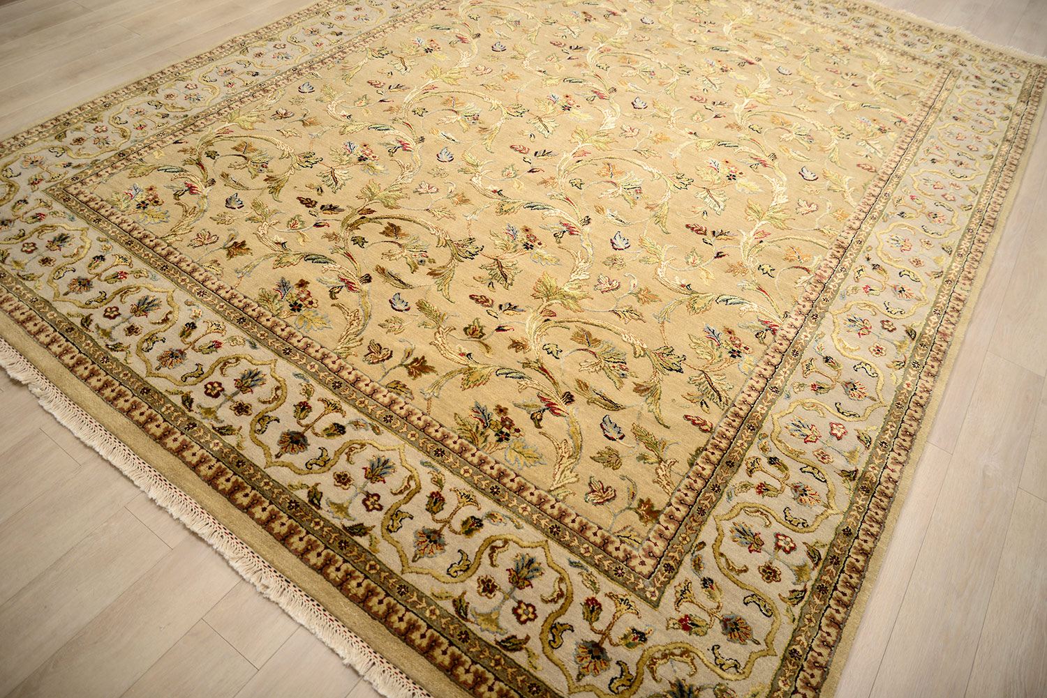 Ковер ручной вязки RAJASTAN из шелка и шерсти, размер 363x271cm изображение