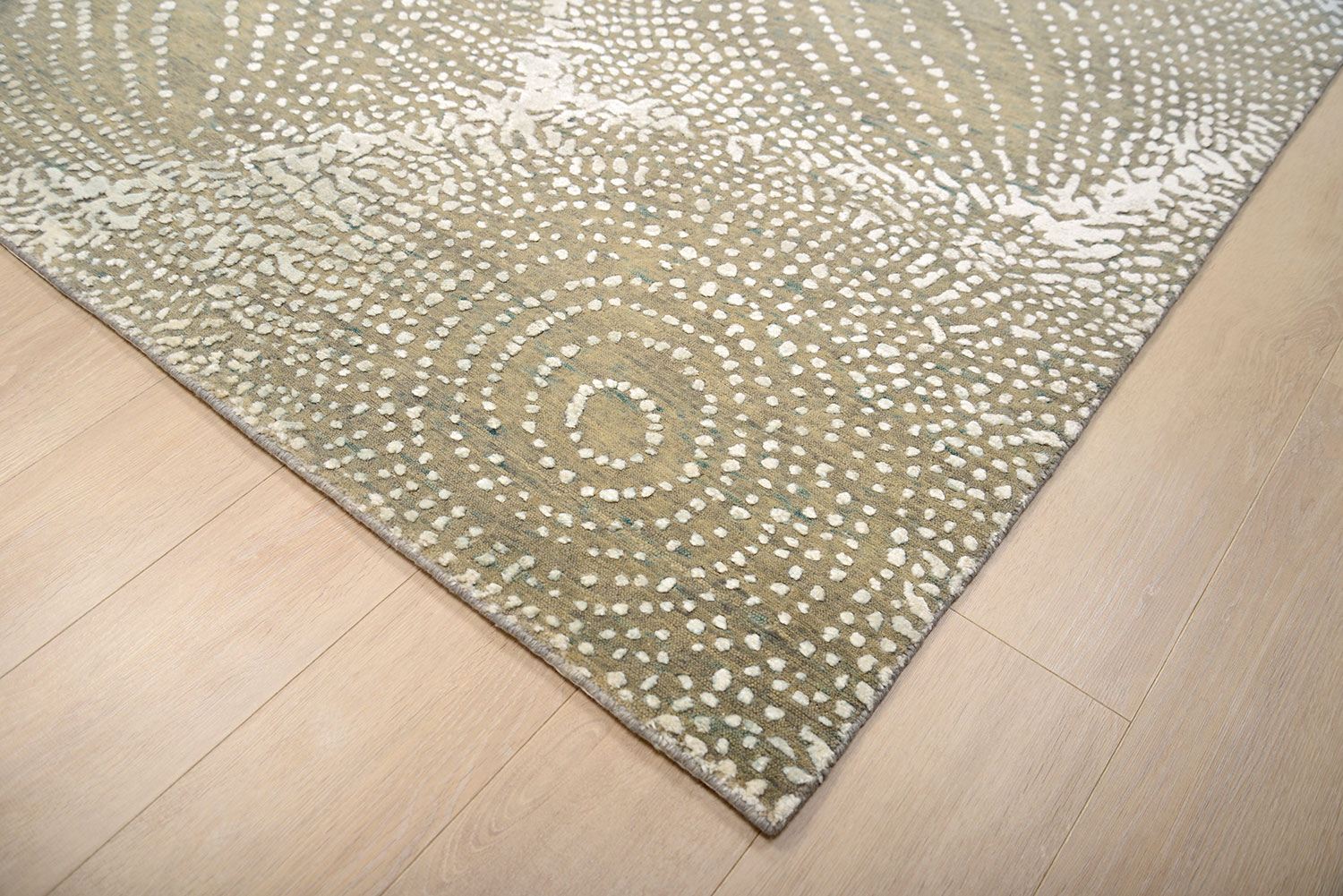 Ковер ручной вязки ALDO из шелка и шерсти, размер 247x156cm изображение