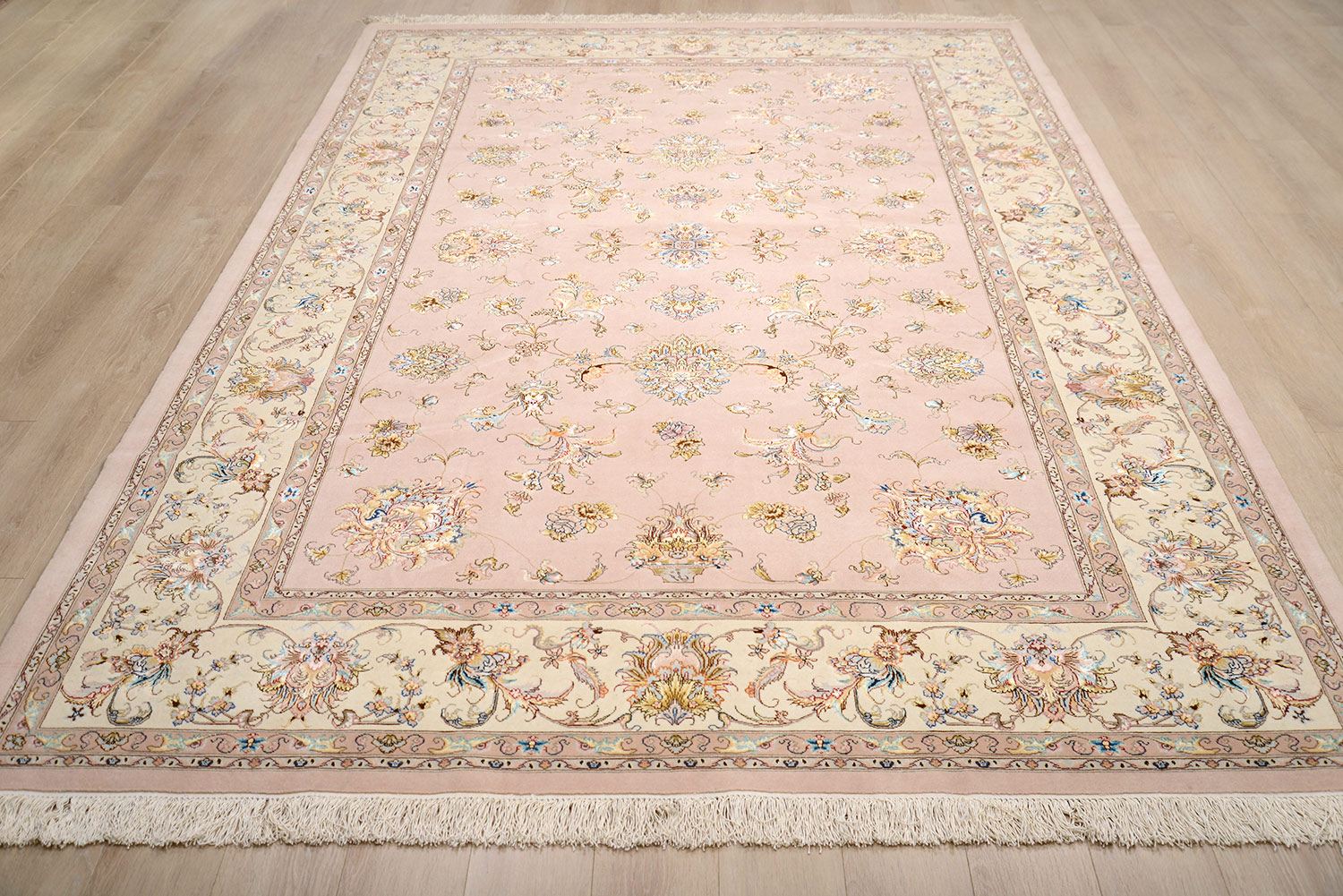 Ковер ручной вязки TEBRIZ из шелка и шерсти, размер 300x200cm изображение