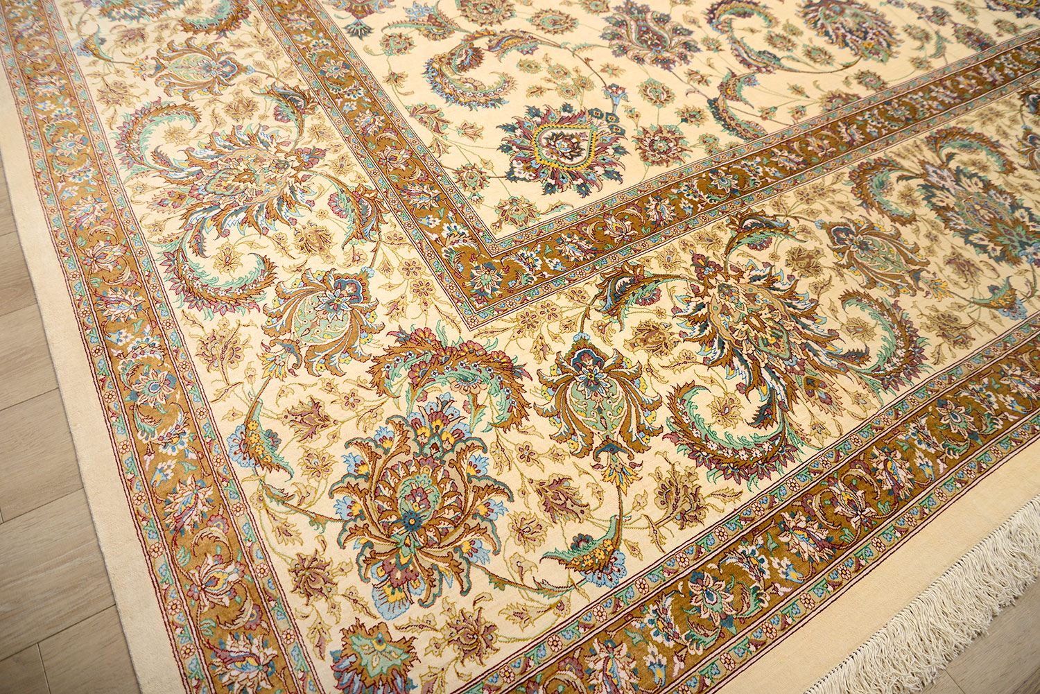 Шелковый ковер ручной вязки QOM, размер 600x400cm изображение