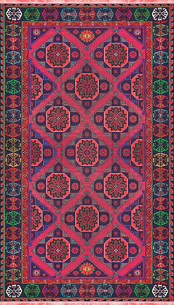 Безворсовый Дагестанский ковер Sumakh №3797 352x210cm из шерсти