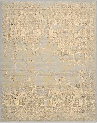 Современный Индийский ковер Shabby Classic №1184 303x241cm из шерсти в стиле неоклассика