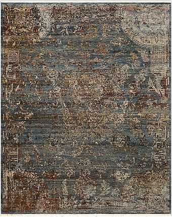 Современный Индийский ковер Versailles №3078 309x244cm из шерсти в стиле неоклассика