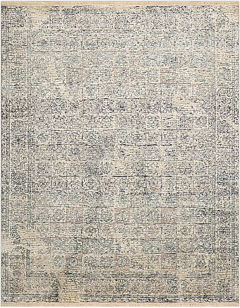 Современный Индийский ковер Mosaic №3245 303x240cm из шерсти и бамб. шелка в стиле неоклассика