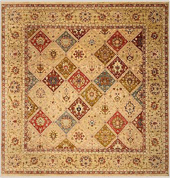 Шерстяной Индийский ковер Heritage №3855 346x337cm