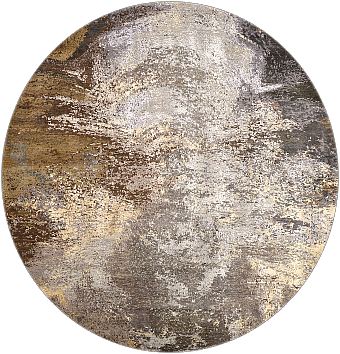 Индийский Galaxy ковер №3864 244x244cm из шелка и шерсти