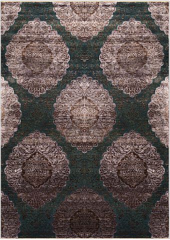 Современный Индийский ковер Mysore №2029 244x174cm из шерсти и шелка в стиле неоклассика