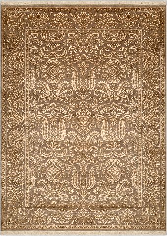 Современный Индийский ковер Damask №2222 240x174cm из шерсти и шелка в стиле неоклассика
