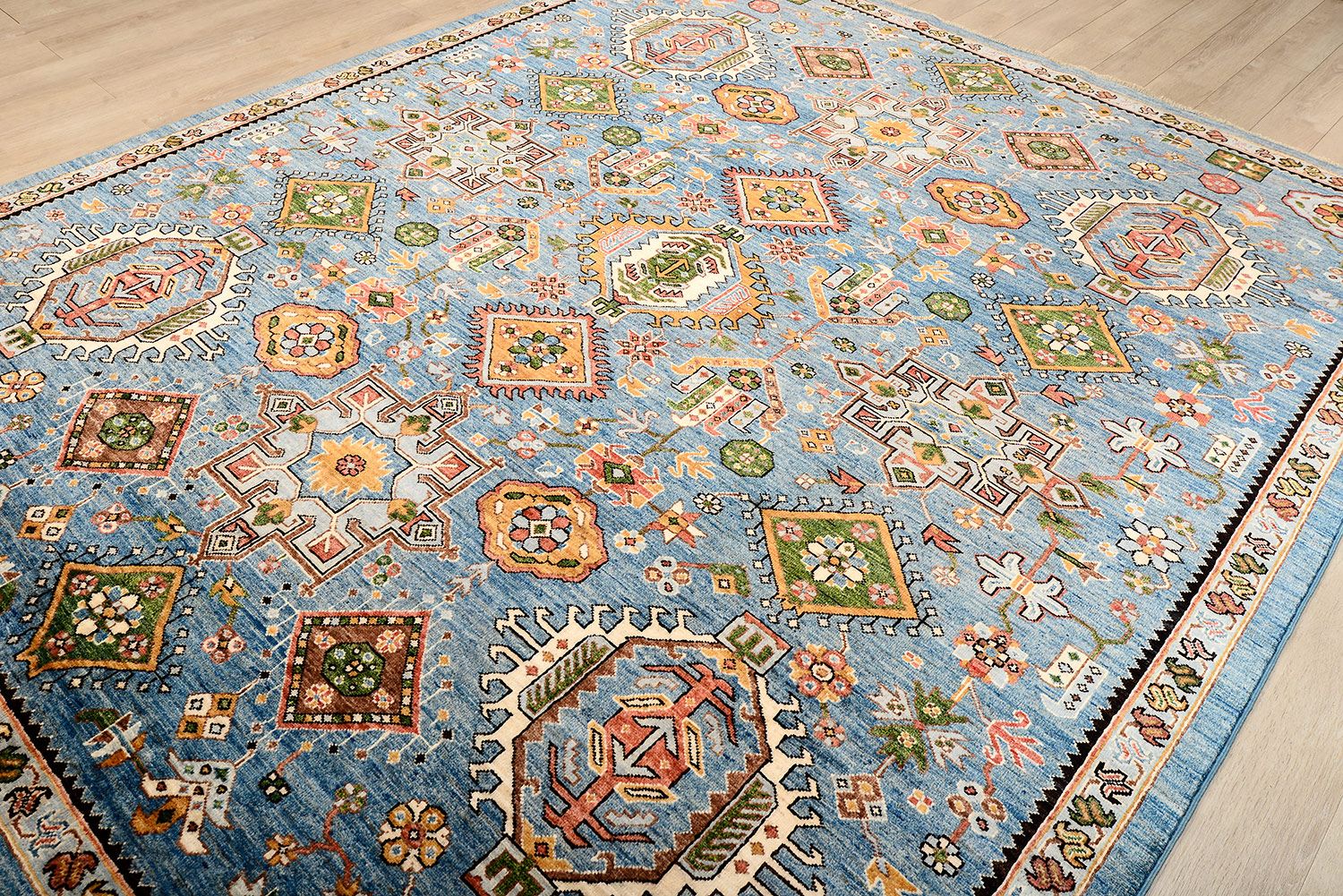 Шерстяной ковер ручной вязки KAZAKH, размер 295x249cm изображение