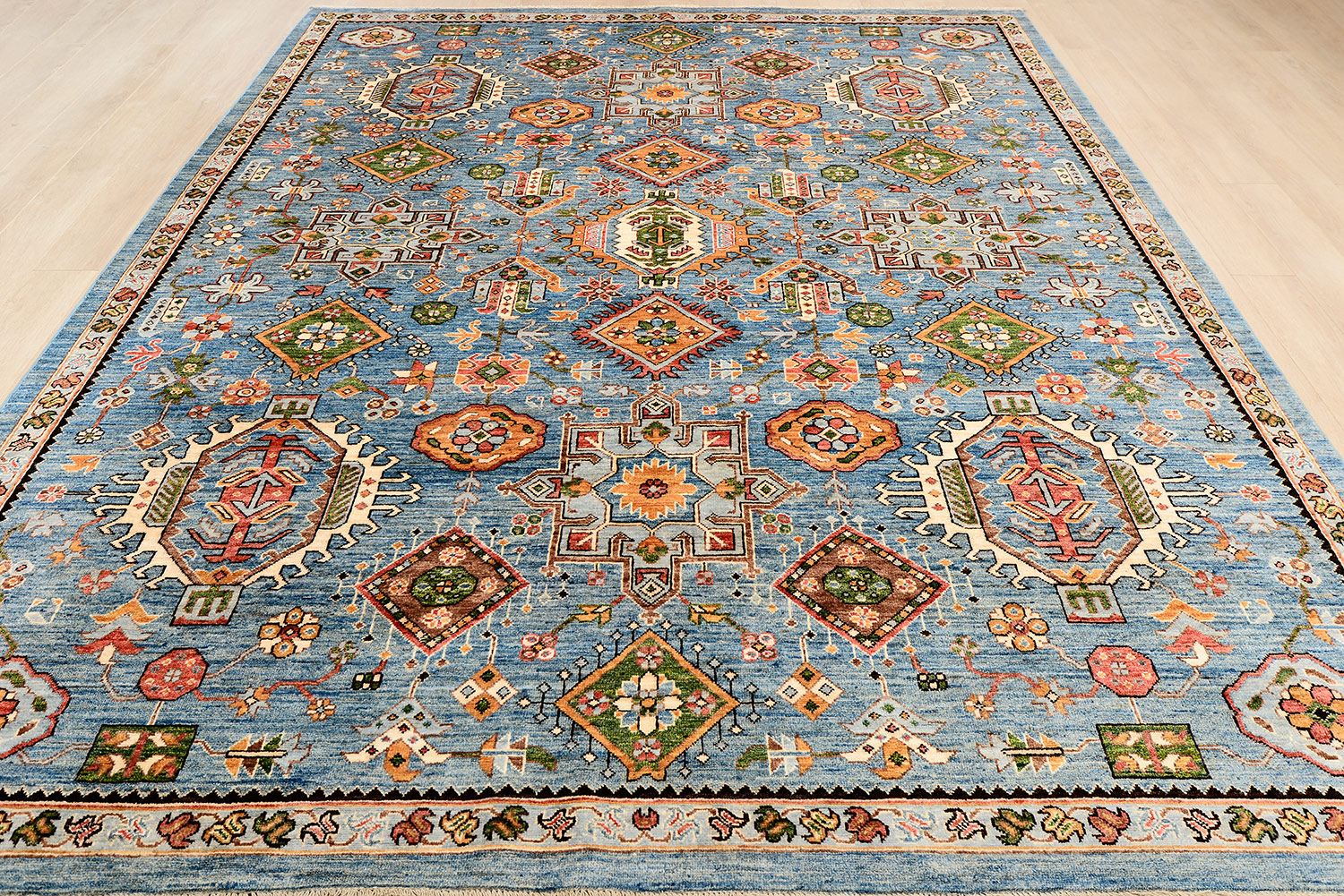 Шерстяной ковер ручной вязки KAZAKH, размер 295x249cm изображение