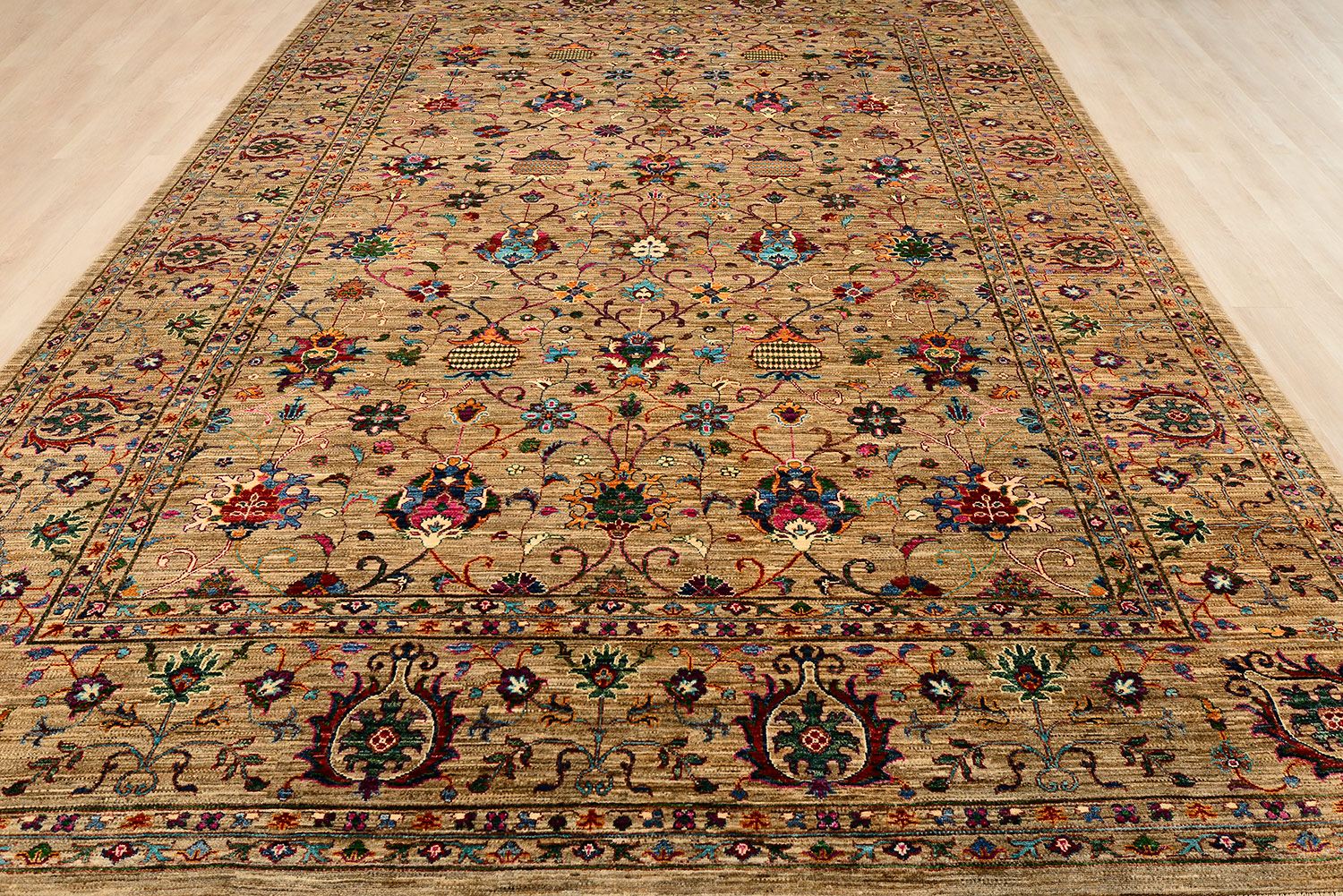 Шерстяной ковер ручной вязки ZIEGLER, размер 389x274cm изображение