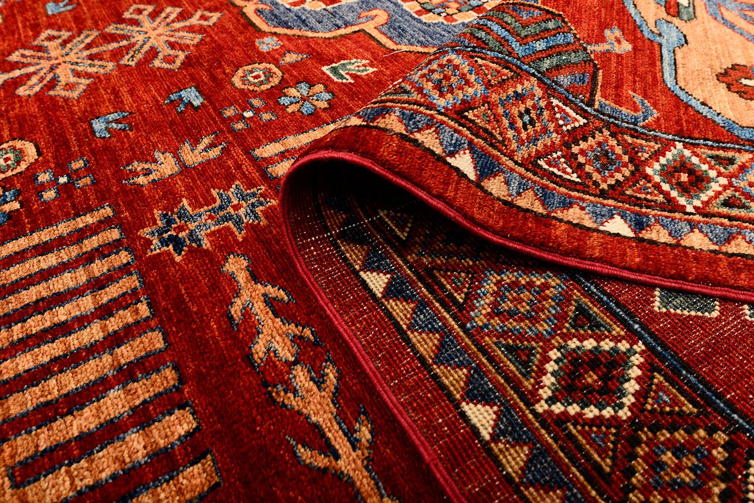 Шерстяной ковер ручной вязки KAZAKH, размер 433x319cm изображение