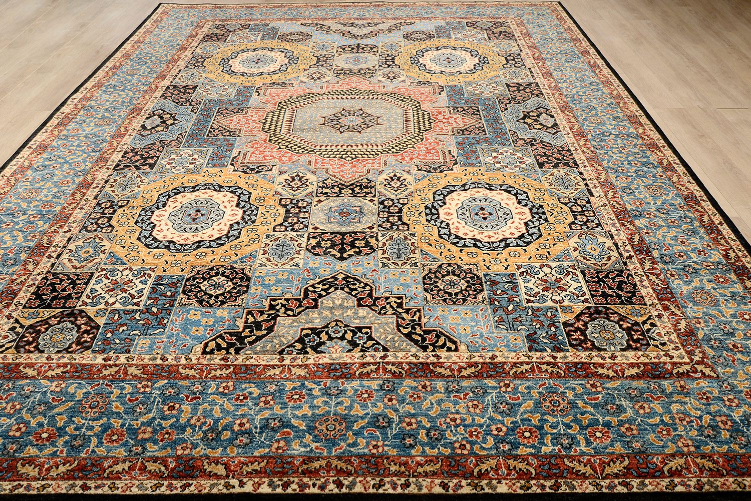 Шерстяной ковер ручной вязки MAMLUK, размер 341x283cm изображение